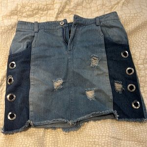 Jean Mini Skirt